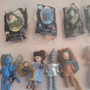 11 Madame Alexander Dolls WIZARD of OZ,DOROTHY & TOT0, TIN MAN,LION,SCARECROW+